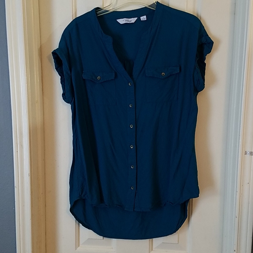 Great Northwest Indigo Top